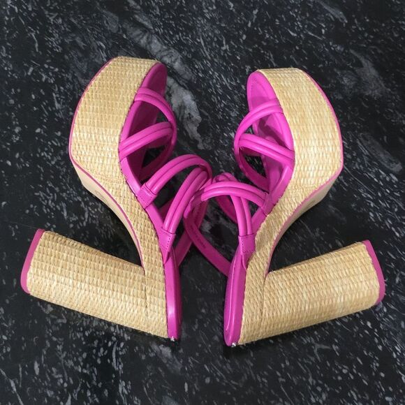 BRAND NEW MICHEAL KORS CORRINE STRAPPY ESPADRILLE PLAFIORM SANDAL - Picture 12 of 15